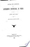 Actas de Cabildo del Ayuntamiento constitucional de México