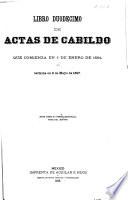 Actas de Cabildo del Ayuntamiento constitucional de México