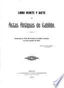 Actas de Cabildo del Ayuntamiento constitucional de México