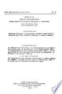 Actas de la Reunión Centroamericana sobre Manejo de Recursos Naturales y Culturales, San José, Costa Rica, 9-14 diciembre 1974
