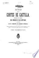 Actas de las Cortes de Castilla...