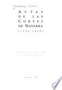 Actas de las Cortes de Navarra (1530-1829)