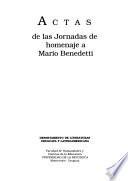 Actas de las Jornadas de Homenaje a Mario Benedetti