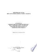 Actas de las Primeras Jornadas sobre Metodología para la Identificación y Valoración de Fondos Documentales de las Administraciones Públicas