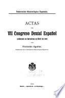 Actas del 1.- congreso ...