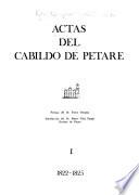 Actas del Cabildo de Petare