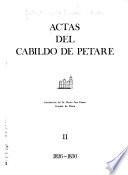 Actas del Cabildo de Petare