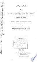 Actas del Congreso Constitucional del Ecuador