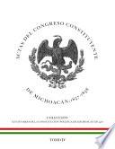 Actas del Congreso Constituyente de Michoacán: 1857-1858