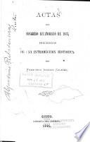 Actas del Congreso Ecuatoriano