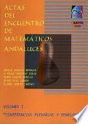 Actas del encuentro de matemáticos andaluces