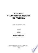 Actas del II Congreso de Historia de Palencia