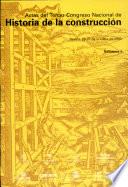 Actas del Tercer Congreso Nacional de Historia de la Construcción