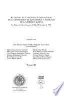 Actas del XI Congreso Internacional de la Asociación de Lingüística y Filología de la América Latina