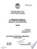 Actas Segundo Jornadas Nacionales de Literatura Comparada