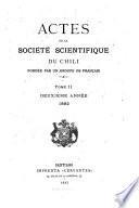 Actes de la Société scientifique du Chili