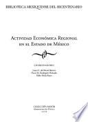 Actividad económica regional en el estado de México
