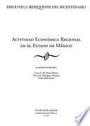 Actividad económica regional en el estado de México