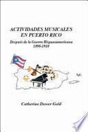 Actividades Musicales en Puerto Rico