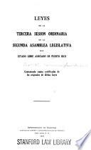 Acts of the Legislature of Puerto Rico