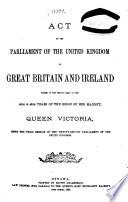 Acts of the Parliament of the United Kingdom of Great Britain and Ireland...