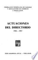 Actuaciones del Directorio