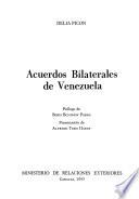 Acuerdos bilaterales de Venezuela