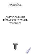 Adivinancero temático español