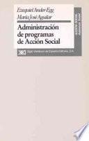 Administración de programas de acción social