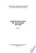 Administraciones de Santander: 1837-1838