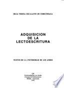 Adquisición de la lectoescritura