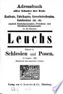 Adressbuch aller Länder der Erde der Kaufleute, Fabrikanten, Gewerbtreibenden, Gutsbesitzer etc
