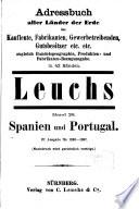 Adressbuch aller Länder der Erde der Kaufleute, Fabrikanten, Gewerbtreibenden, Gutsbesitzer etc