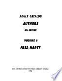 Adult Catalog: Authors