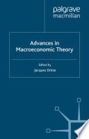Advances in Macroeconomic Theory