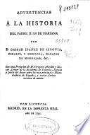 Advertencias á la historia del Padre Juan de Mariana