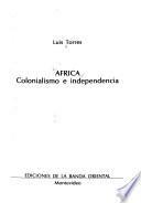 Africa, colonialismo e independencia