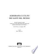 Agiografia e culto dei santi nel Piceno