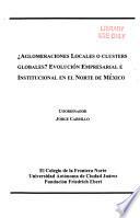 Aglomeraciones locales o clusters globales?