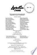 Agricultura y sociedad