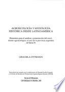 Agroecología y sociología histórica desde Latinoamérica