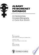Albany PR-WOMENET Database