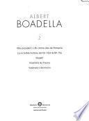 Albert Boadella: Ubú president, o, Els últims dies de Pompeia ; La increïble història del Dr. Floit & Mr. Pla ; Daaalí! ; Visanteta de Favara ; Gabinete Libermann