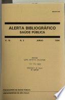 Alerta bibliográfico, saúde pública