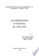 Alfabetización funcional de adultos