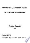 Alfabetización y educación popular
