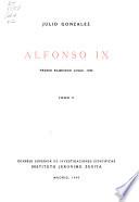 Alfonso IX.