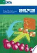 Álgebra matricial para economía y empresa