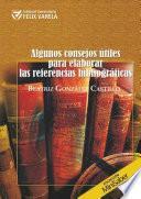 Algunos consejos útiles para elaborar las referencias bibliográficas