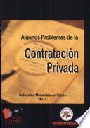 Algunos problemas de la contratación privada